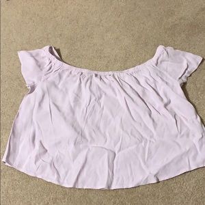 Off the shoulder shirt